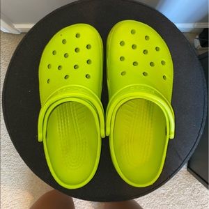 Lime Green Crocs